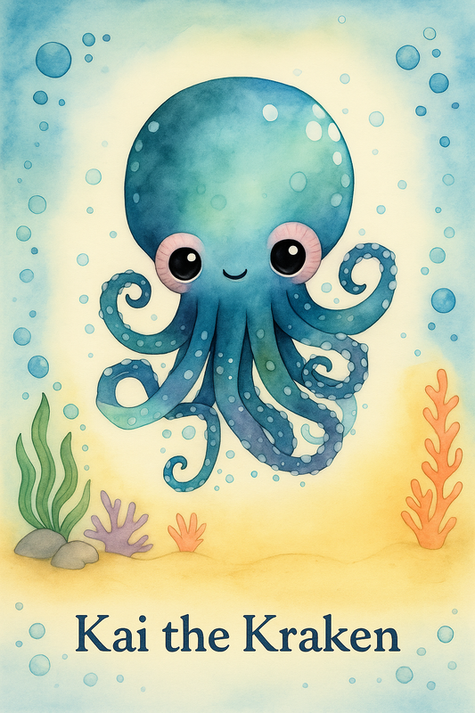 🐙 Kai the Kraken | Helps kids navigate shyness and big feelings