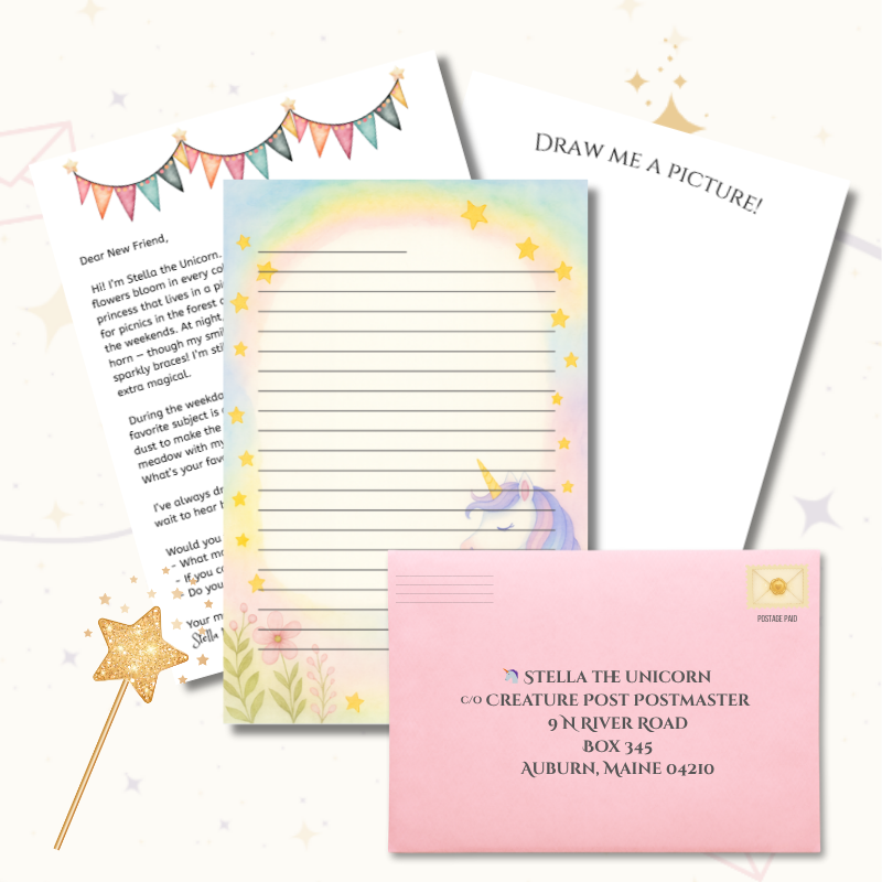 🌈 Stella the Unicorn | Teaches creativity, self-expression, and joy