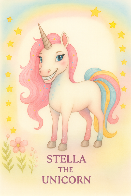 🌈 Stella the Unicorn | Teaches creativity, self-expression, and joy